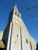 Eglise Saint-Vincent - Clocher roman. 